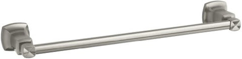 KOHLER K-16250-BN Margaux 18-Inch Towel Bar, Vibrant Brushed Nickel