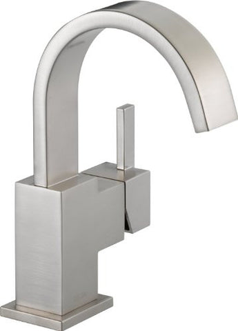 Delta 553LF-SS Vero Single Handle Centerset Lavatory Faucet, Stainless