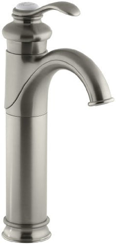 KOHLER K-12183-BN Fairfax Tall, Single Control Lavatory Faucet, Vibrant Brushed Nickel