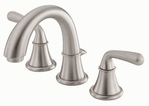 Danze D303056BN Bannockburn Two Handle Mini Widespread Lavatory Faucet, Brushed Nickel