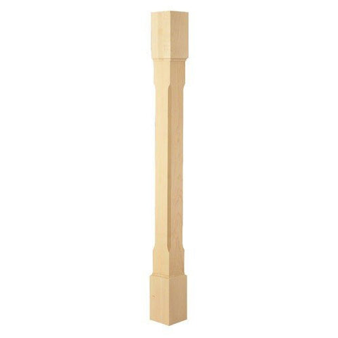 Brown Wood Inc. 01240310HM1 Metro Assembled Bar Column, Hard Maple