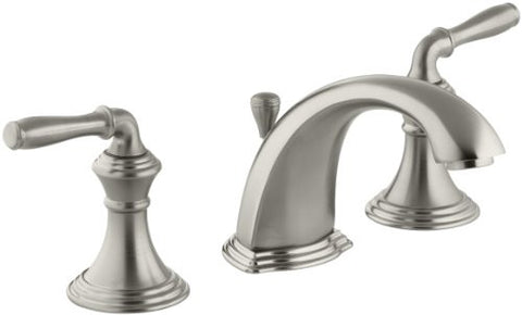 KOHLER K-394-4-BN Devonshire Widespread Lavatory Faucet, Vibrant Brushed Nickel