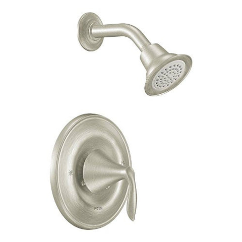Moen T2132BN-2570 Eva Posi-Temp Shower Trim Kit with Valve, Brushed Nickel
