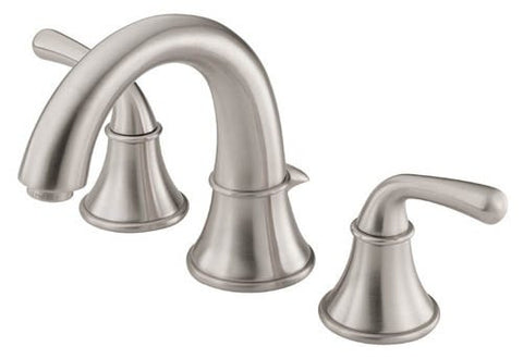 Danze D304056BN Bannockburn Two Handle Widespread Lavatory Faucet, Brushed Nickel