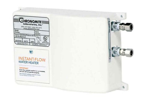 Chronomite SR-20L/208 HTR 208-Volt 20-Amp SR Series Instant-Flow Low Flow Tankless Water Heater