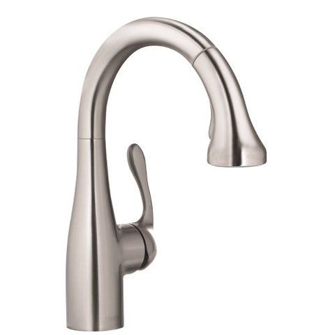 Hansgrohe 04297800 Allegro E Gourmet Prep Kitchen Faucet, Steel Optik