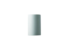 Justice Design Group Lighting CER-0945W-BIS Outdoor Wall Sconce with Ceramic Bisque Shades, White