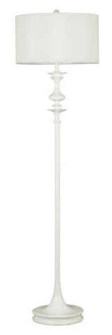 Kenroy Home 21034WH Claiborne Floor Lamp, Gloss White