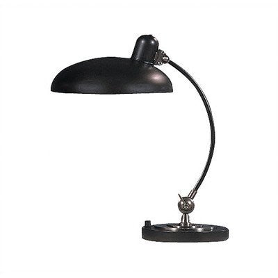 Robert Abbey 1840 Lamps with Lead Bronze Metal Shades, Lead Bronze/Ebonized Nickel Finish