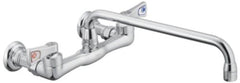 Moen 8119 Commercial M-Dura Two-Handle Wall Mount Utility Faucet 2.2 gpm, Chrome