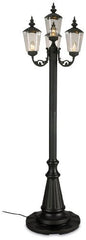 Cambridge 00440 Four Lantern Black Patio Lamp 85-inches Tall