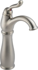 Delta 17579-SS-DST Leland Single Handle Centerset Lavatory Faucet with Riser, Stainless