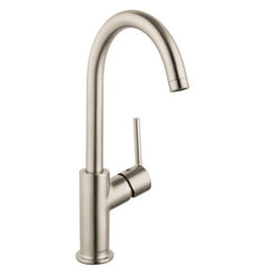 Hansgrohe 32082821 Talis S Single Hole Faucet, Brushed Nickel
