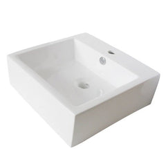 Elements of Design EV4319 Designer Fauceture Sierra Vitreous China Bathroom Vessel, White