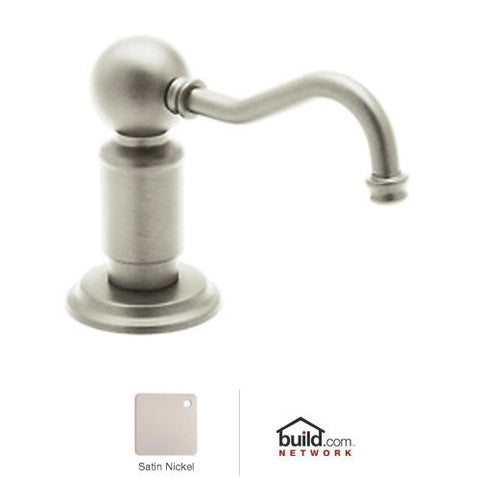 Rohl LS850PSTN Luxury Soap/Lotion Dispenser with One Touch System to Match Perrin and Rowe, Satin Nickel