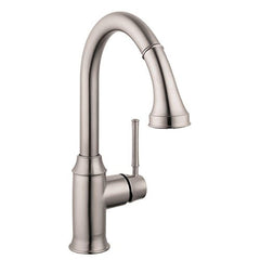 Hansgrohe 04215800 Talis C Higharc Kitchen Faucet, Steel Optik