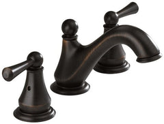 Delta 35902LF-RB Lewiston Two Handle Widespread Lavatory Faucet, Venetian Bronze