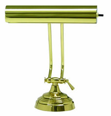 House Of Troy AP10-21-61 Advent Collection 10-1/2-Inch Adjustable Piano/Desk Portable Lamp, Polished Brass