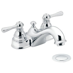 Moen 6101 Kingsley Two-Handle Lavatory Faucet with Drain Assembly, Chrome