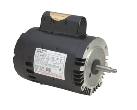 A.O. Smith B129 1-1/2 HP, 3450 RPM, 1 Speed, 230/115 Volts, 9.2/18.4 Amps, 1.3 Service Factor, 56J Frame, PSC, ODP Enclosure, C-Face Pool Motor