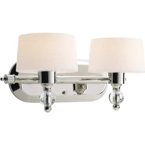 Progress Lighting P2920-104WB Two-Light Bath with Bulb