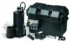 Wayne ESP25 12-Volt 3300 Gallons Per Hour Battery Back Up Sump Pump System