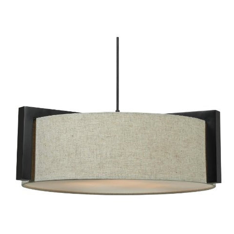Kenroy Home 91593MBR Teton 3-Light Pendant