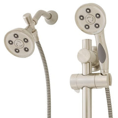 Speakman VS-123014-BN Caspian Anystream Dual Shower Head Combo System with Adjustable Slide Bar, Brushed Nickel