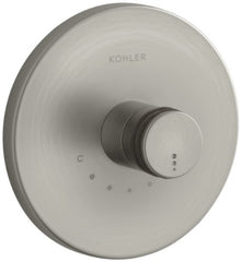 KOHLER K-T10182-7-BN Mastershower Thermostatic Valve Trim, Vibrant Brushed Nickel