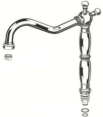 American Standard M962211-0020A SPOUT -CULINAIRE- 4233400 Polished Chrome