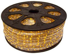 CBconcept 120VLR-150FT-Y Yellow 150-Feet 120-volt 2-Wire 1/2-Inch LED Rope Light, Christmas Lighting, Indoor/Outdoor Rope Lighting